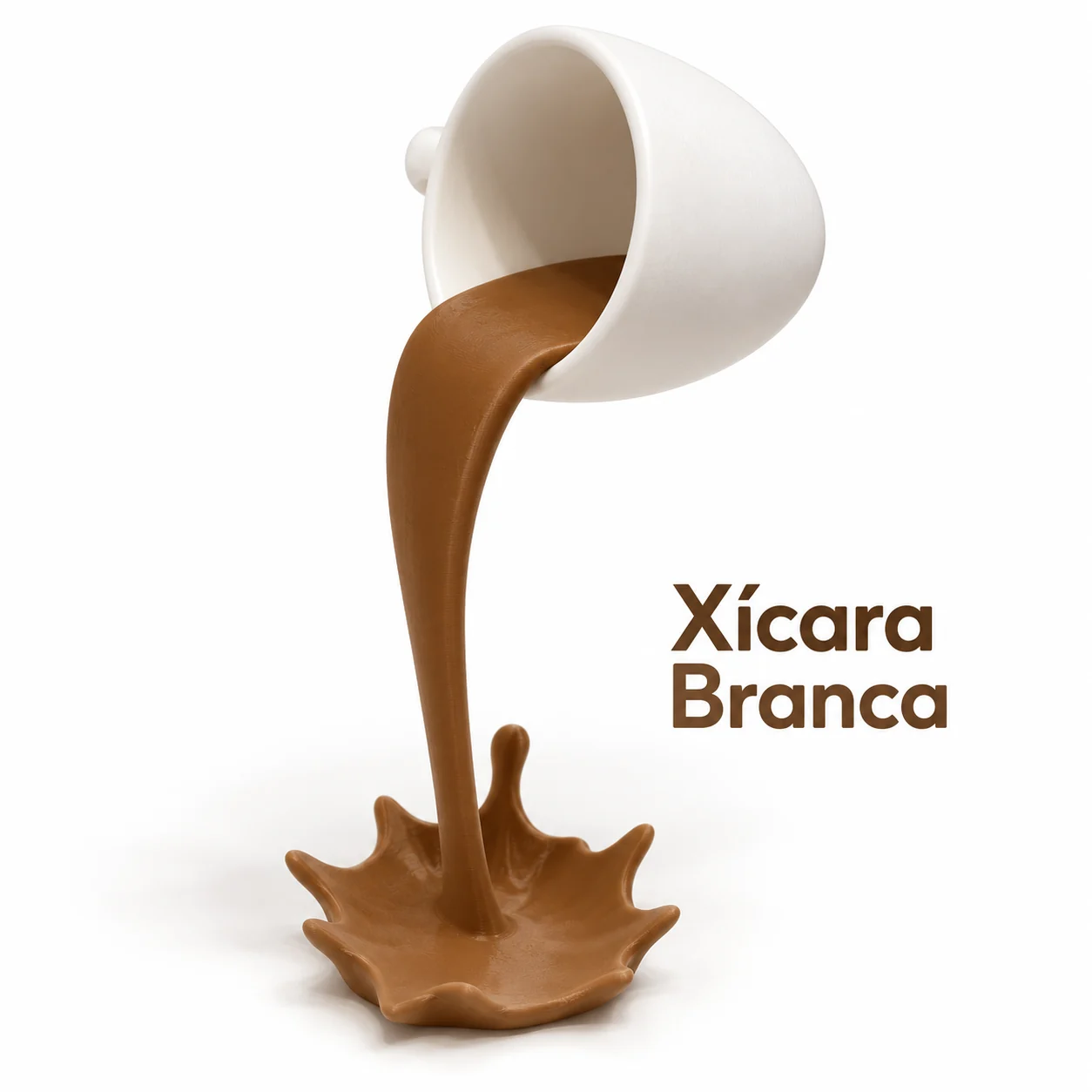 Xícara Flutuante — Cantinho do café · 15,7 cm